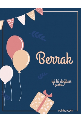 Berrak İçin Pop Doğum Günü...