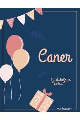 Caner İçin Pop Doğum Günü...
