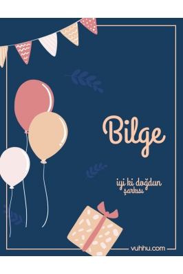 Bilge İçin Çocuk Doğum Günü...