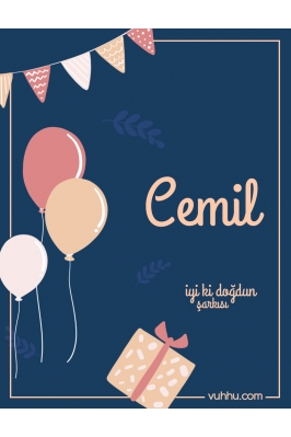 Cemil İçin Çocuk Doğum Günü...