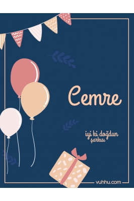 Cemre İçin Çocuk Doğum Günü...