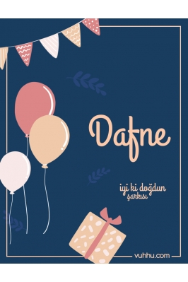 Dafne İçin Çocuk Doğum Günü...