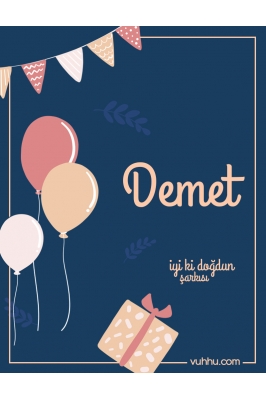 Demet İçin Çocuk Doğum Günü...