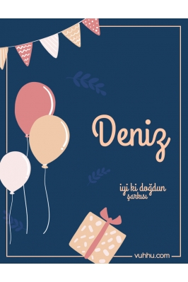 Deniz İçin Çocuk Doğum Günü...