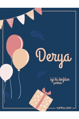 Derya İçin Çocuk Doğum Günü...