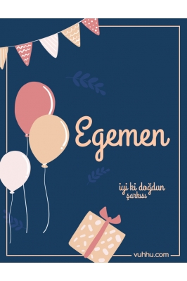Egemen İçin Çocuk Doğum...