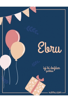 Ebru İçin Pop Doğum Günü...