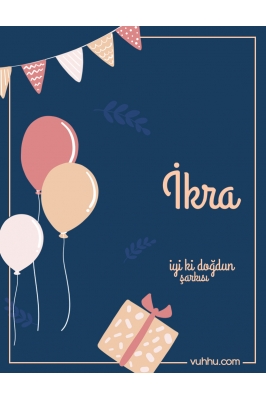 İkra İçin Çocuk Doğum Günü...