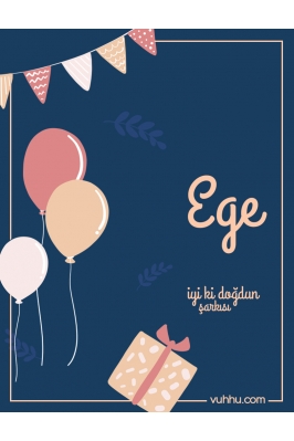 Ege İçin Pop Doğum Günü...