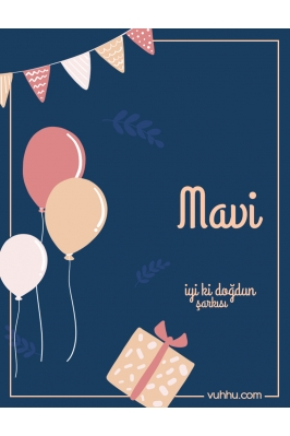 Mavi İçin Çocuk Doğum Günü...