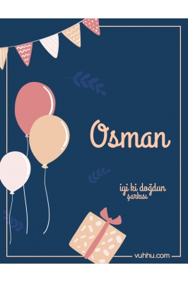 Osman İçin Çocuk Doğum Günü...