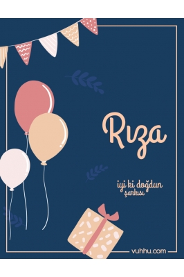Rıza İçin Çocuk Doğum Günü...