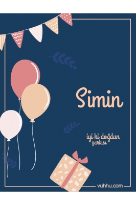 Simin İçin Çocuk Doğum Günü...