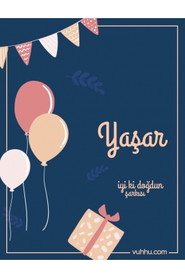 Yaşar İçin Çocuk Doğum Günü...