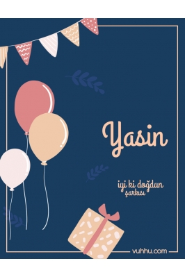 Yasin İçin Çocuk Doğum Günü...