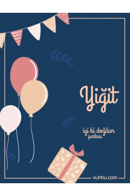 Yiğit İçin Çocuk Doğum Günü...