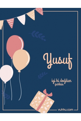 Yusuf İçin Çocuk Doğum Günü...