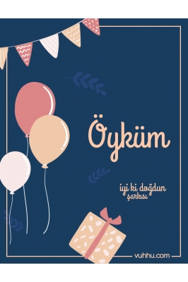 Öyküm İçin Pop Doğum Günü...