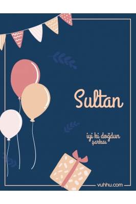 Sultan İçin Pop Doğum Günü...