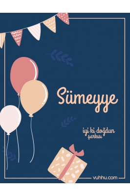 Sümeyye İçin Pop Doğum Günü...