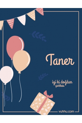Taner İçin Pop Doğum Günü...